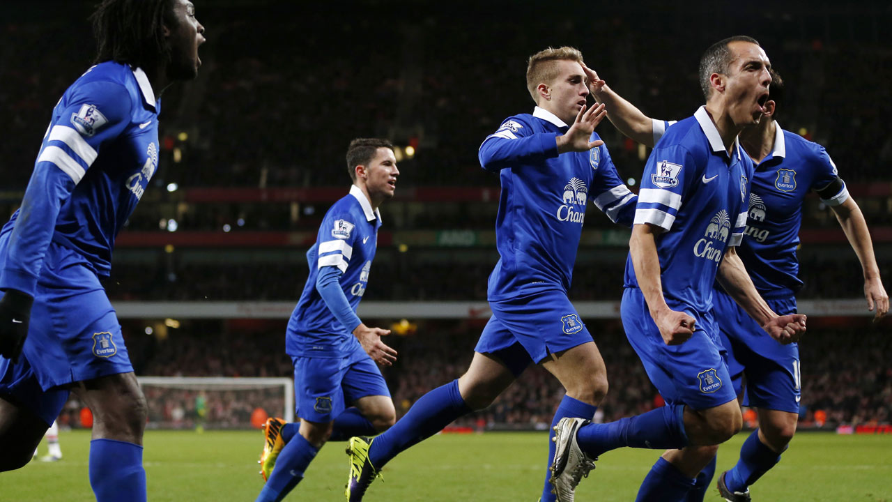 Everton finally wins a game!