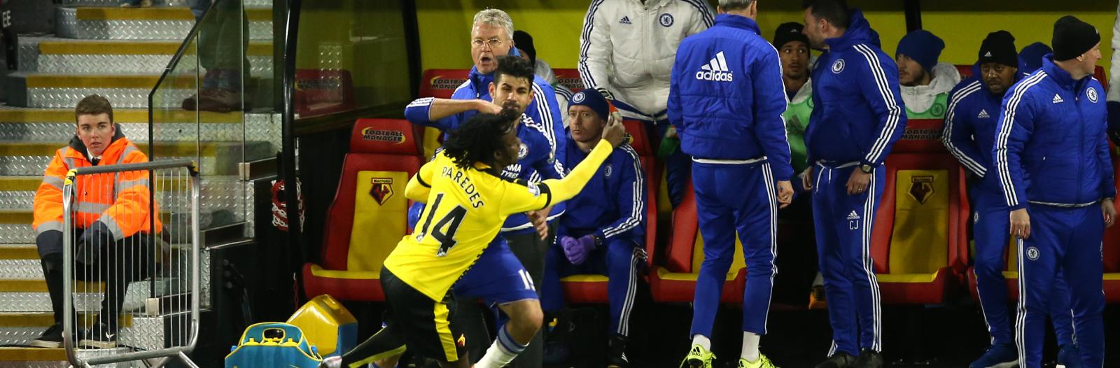 AUDIO: Paredes was trying to get Costa sent off