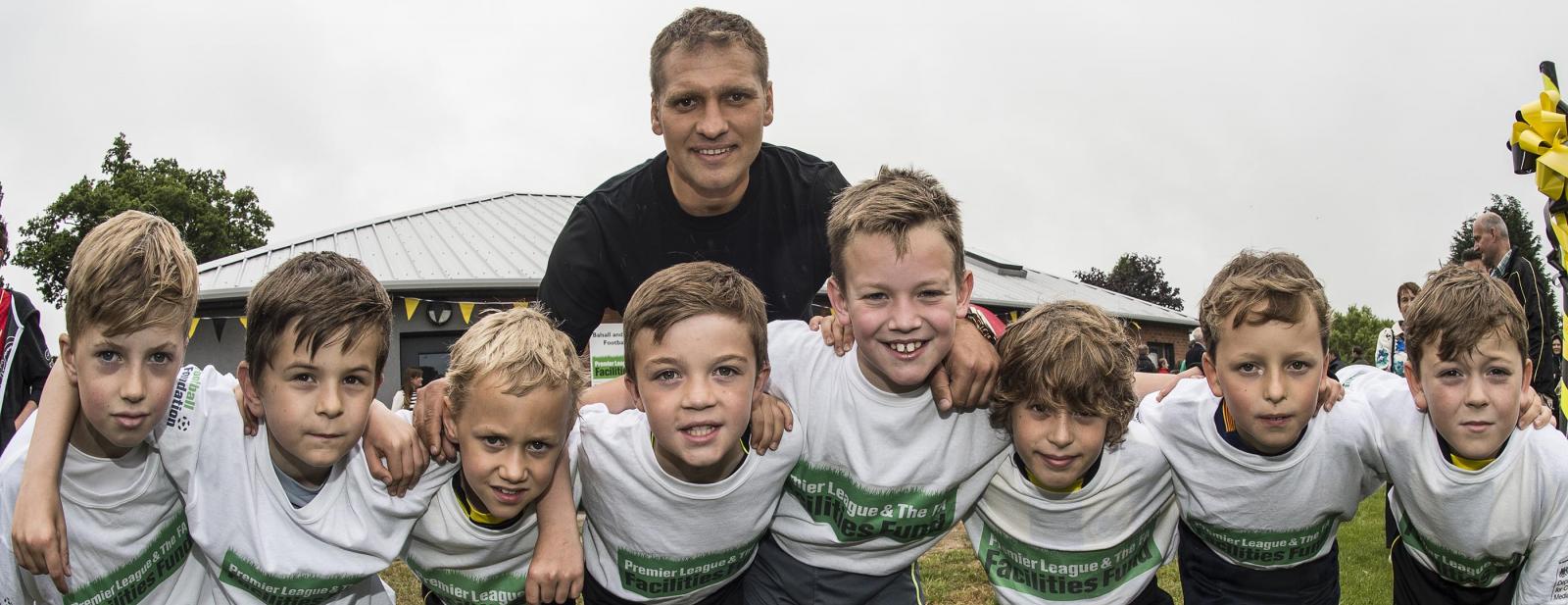 Football Foundation Monthly: Aston Villa legend opens new grassroots facility