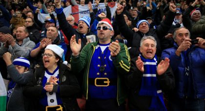 Football fans will spend an average of £140 over the Christmas period