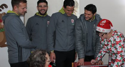 Middlesbrough stars swap football for bingo balls