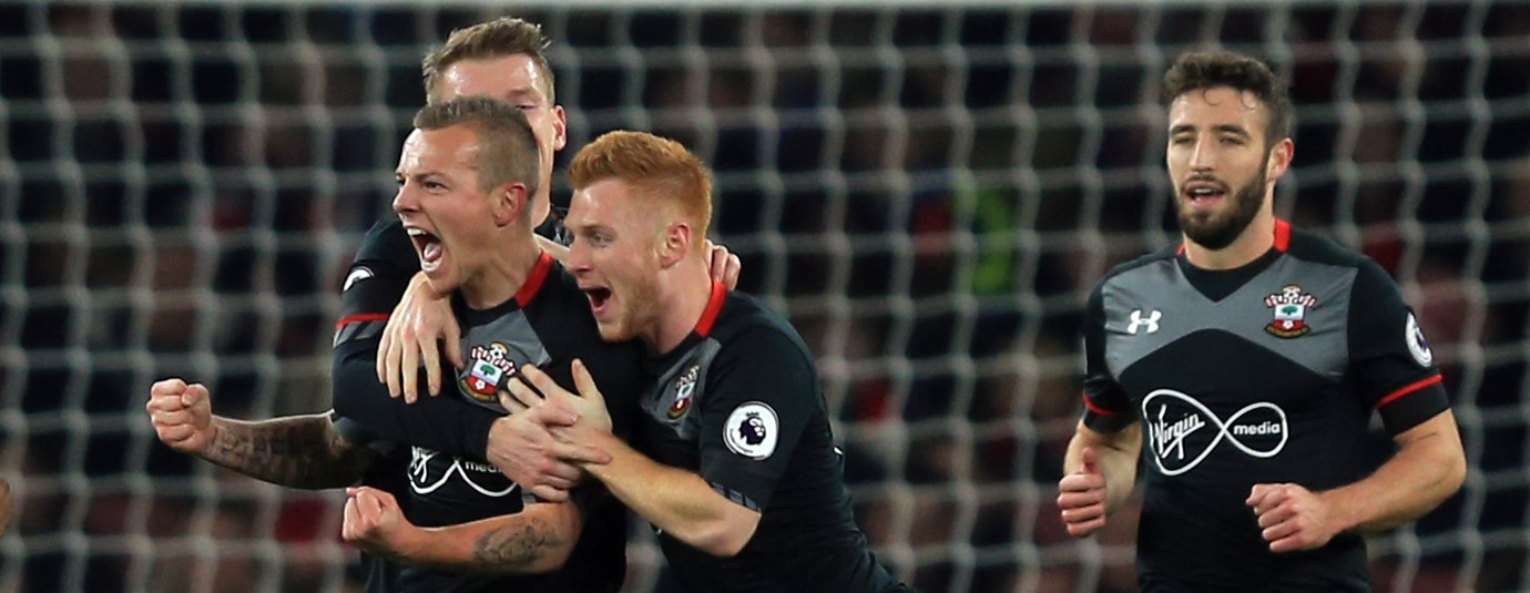 Fans react as Saints stun Arsenal and Man United thump West Ham in EFL Cup
