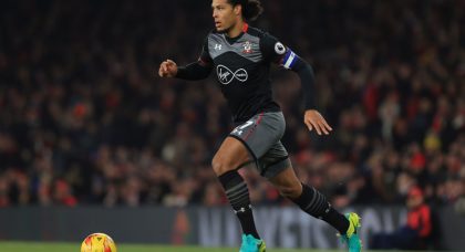 Southampton slap £45m price tag on Van Dijk