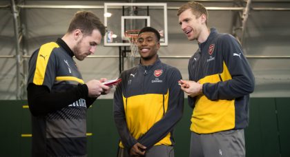 WATCH: Ramsey tests Iwobi and Mertesacker’s NBA trivia