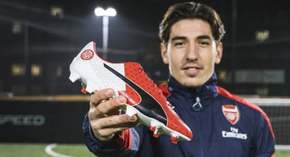 Fabregas and Bellerin sport PUMA’s Derby Fever Boots