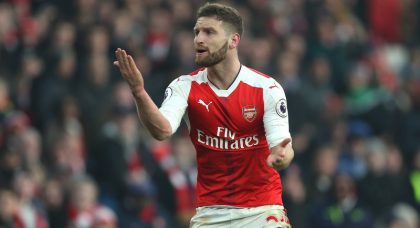 Arsenal defender Shkodran Mustafi moves closer to Emirates exit