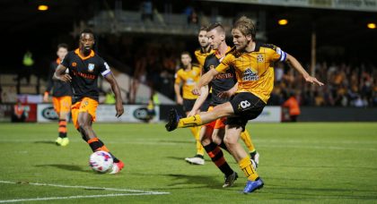 Cambridge United’s Brad Halliday: “Luke Berry is frightening”