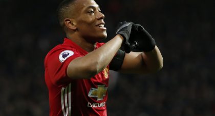 Premier League: Martial (Manchester United) v Benteke (Crystal Palace)