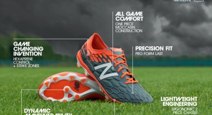 Arsenal’s Aaron Ramsey headlines New Balance’s new Visaro and Furon collection