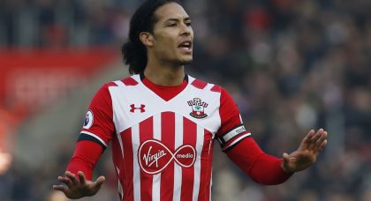 Manchester City readying astronomical bid to land Southampton’s Virgil van Dijk