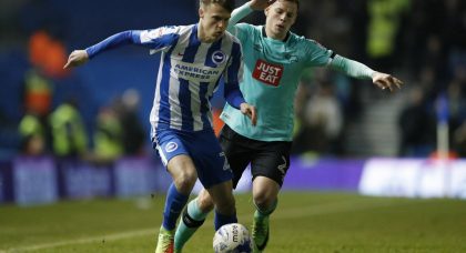Brighton star Solly March scores sensational goal on England duty