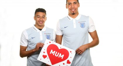 ‘I’ve been stitched up!’: England duo enjoy Mr and Mrs Mother’s Day game ahead of Lithuania clash