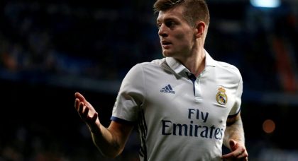 Real Madrid’s Toni Kroos could be tempted to Manchester United this summer