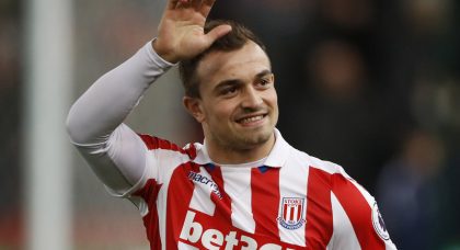 Stoke City’s Xherdan Shaqiri available for Manchester City trip, Jack Butland also closing in on return