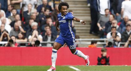 Manchester United’s Jose Mourinho targeting reunion with Chelsea’s Willian