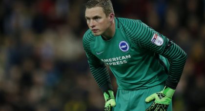 Leeds United keeping tabs on Brighton and Hove Albion star David Stockdale