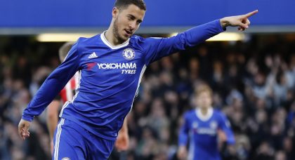 Premier League: Hazard (Chelsea) v Larsson (Sunderland)