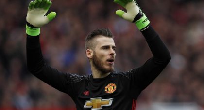 Man United turn down £60 million bid for goalkeeper David De Gea