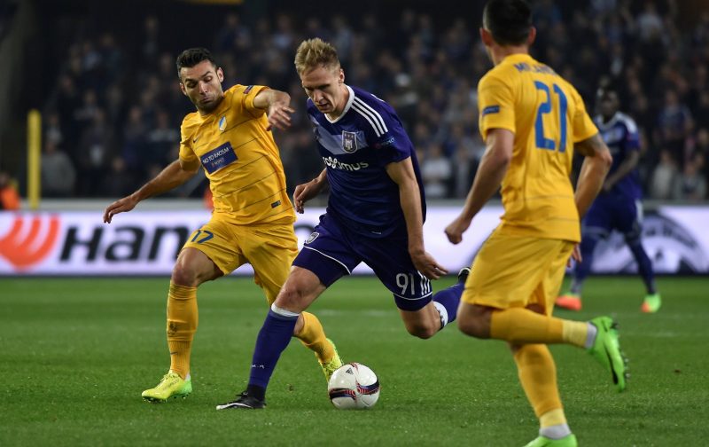 West Ham and West Brom considering move for Anderlecht striker Lukasz Teodorczyk