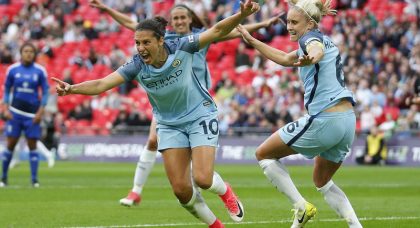 Carli Lloyd sent off in Manchester City’s 5-1 mauling of Yeovil Town