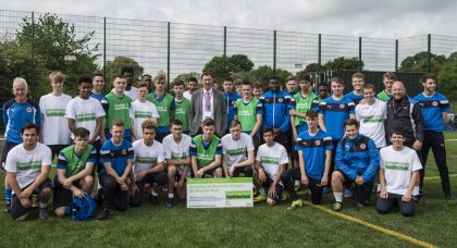 Football Foundation: FA Cup hero Lawrie Sanchez unveils fantastic all-weather pitch