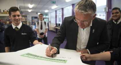 Football Foundation: Former Southampton boss Nigel Adkins opens south coast college’s new pitch