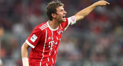 Arsenal, Chelsea and Liverpool monitoring Bayern Munich forward Thomas Muller