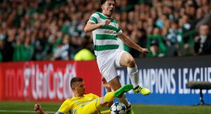 Manchester United manager Jose Mourinho monitoring Celtic talent Kieran Tierney