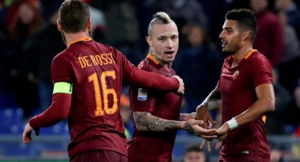Liverpool prepare £22m bid for Italy and AS Roma left-back Emerson Palmieri