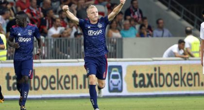 Tottenham scouting Ajax starlets Justin Kluivert and Donny van de Beek