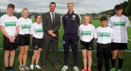 Football Foundation: Burnley defender Ben Mee unveils Lancashire football hub