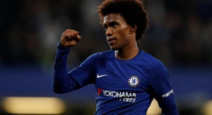Chelsea star Willian linked with January transfer to AC Milan