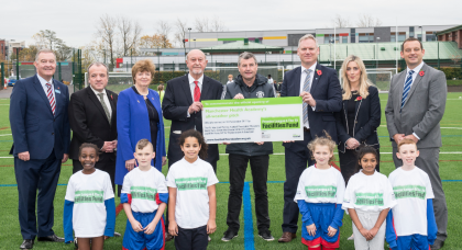 Football Foundation: Seven-time Premier League winner Denis Irwin unveils a new Manchester football hub