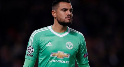 Arsenal favourites to sign Manchester United goalkeeper Sergio Romero