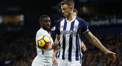 Arsenal and Manchester City set to renew their interest in West Brom defender Jonny Evans