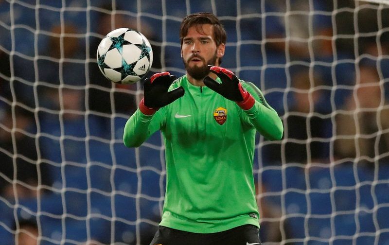 AS Roma’s £70m-rated goalkeeper Alisson flattered by Liverpool interest