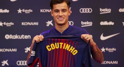 Manchester United contact Philippe Coutinho’s agent ahead of potential move