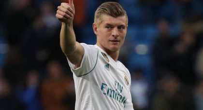Real Madrid’s £72m-rated midfielder Toni Kroos would welcome a move to Liverpool