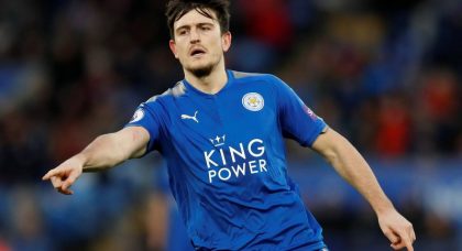 Manchester United and Manchester City battling to sign £50m Leicester City and England defender Harry Maguire