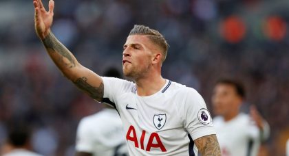 Manchester United monitoring £31.5m defender Toby Alderweireld’s Spurs situation