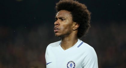 Manchester United’s Jose Mourinho eyeing £60m reunion with Chelsea forward Willian