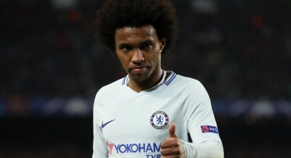 Manchester United manager Jose Mourinho looking to replace Juan Mata with Chelsea’s £30m star Willian