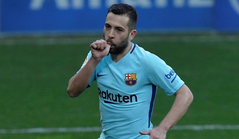 Manchester United and Chelsea eyeing FC Barcelona’s £54m full-back Jordi Alba