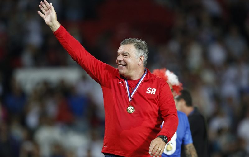 Sam Allardyce and Bradley Walsh confirmed as England’s Soccer Aid management team