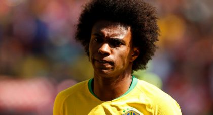 Manchester United preparing £60m raid on Chelsea for Brazil forward Willian