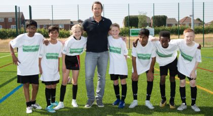 Football Foundation: Bolton Wanderers legend Kevin Davies opens new Luxury 3G Facility