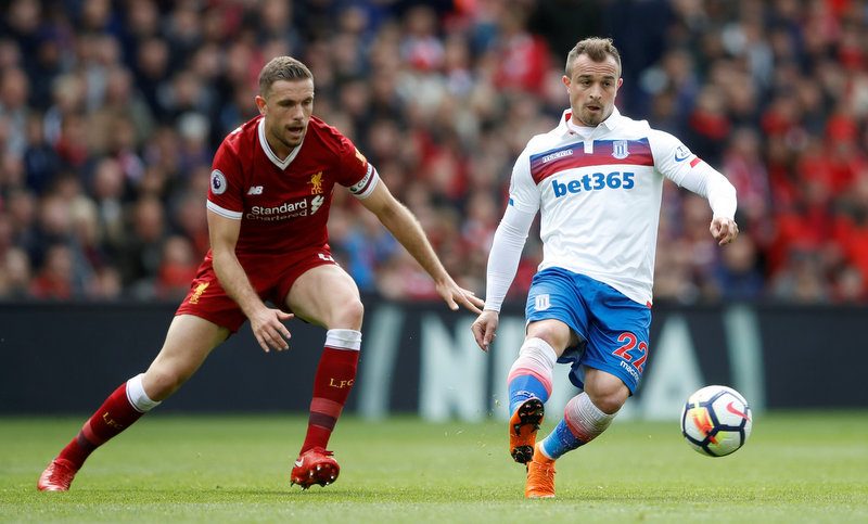 Liverpool open talks with Stoke City to sign Switzerland winger Xherdan Shaqiri