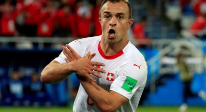 Manchester United mulling over £12m bid for Liverpool target Xherdan Shaqiri