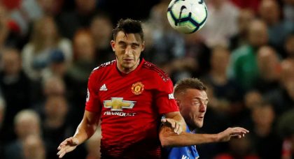Manchester United defender Matteo Darmian on the radar of Lazio