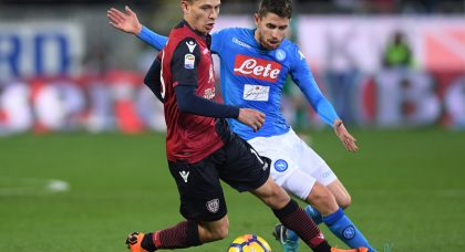 Manchester United are considering a move for Cagliari midfielder Nicolo Barella